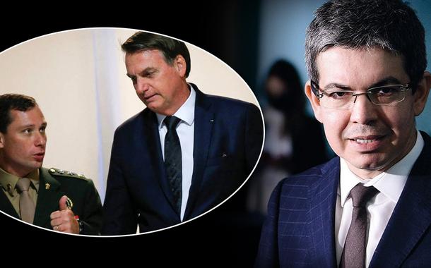 Mauro Cid, Jair Bolsonaro e Randolfe Rodrigues