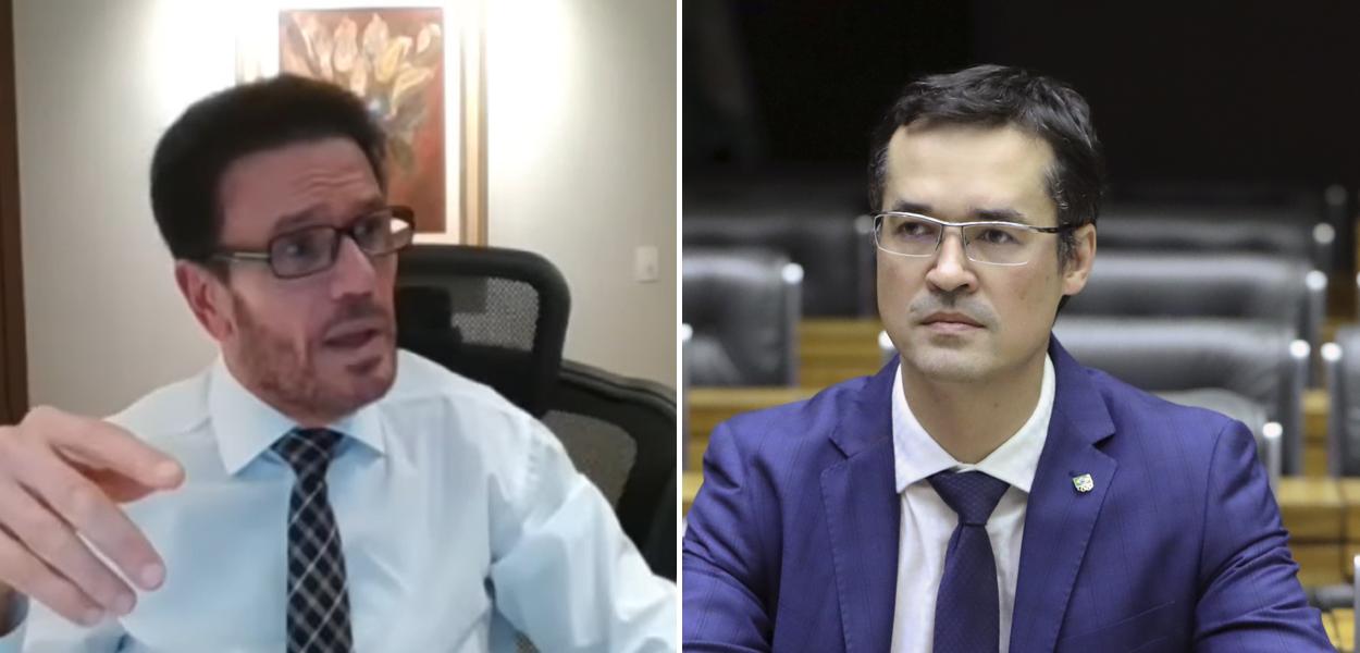 Tony Garcia e Deltan Dallagnol (Foto: Reprodução/Youtube | Bruno Spada/Câmara dos Deputados) Tony Garcia e Deltan Dallagnol