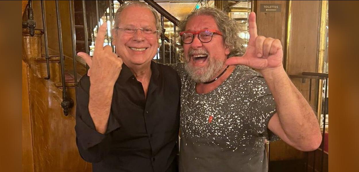 José Dirceu e Antonio Carlos de Almeida Castro (Kakay) (Foto: Reprodução) José Dirceu e Antonio Carlos de Almeida Castro (Kakay)