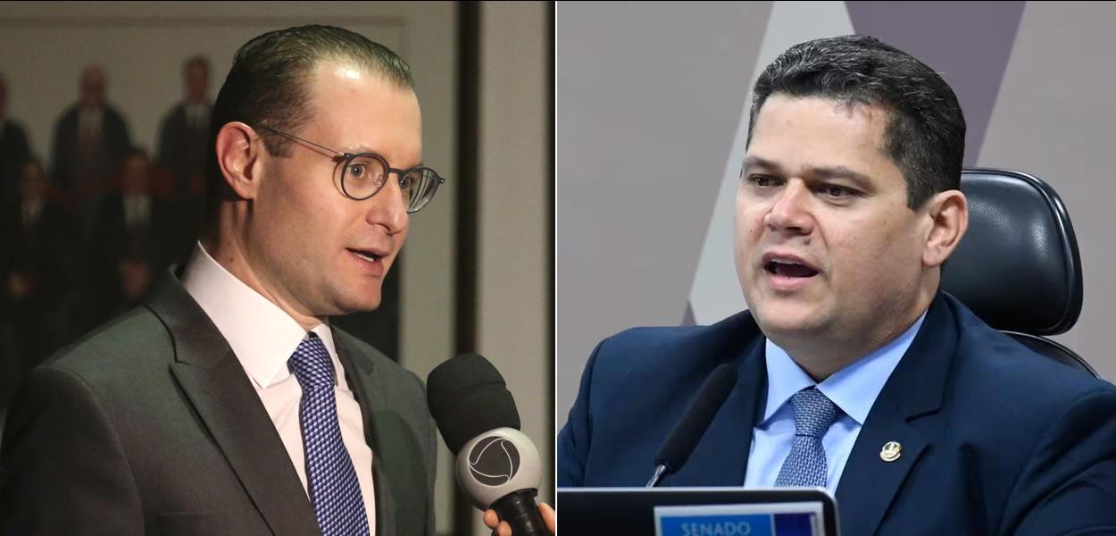 Cristiano Zanin e Davi Alcolumbre (Foto: ABr | Agência Senado) Cristiano Zanin e Davi Alcolumbre