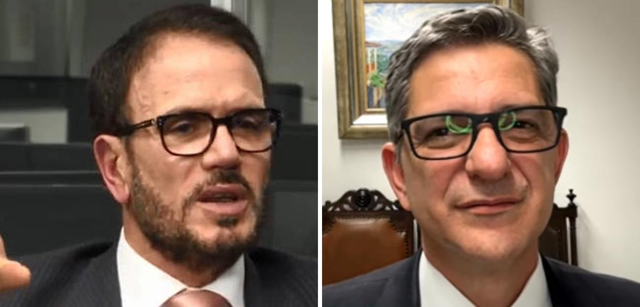 Tony Garcia (à esq.) e Rogério Carvalho