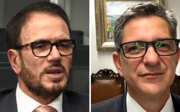 Tony Garcia (à esq.) e Rogério Carvalho