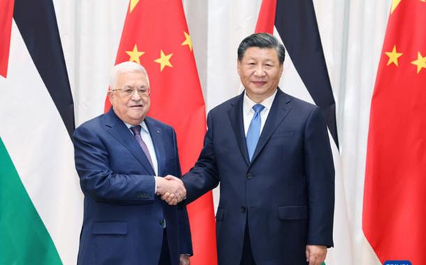 Mahmud Abbas e Xi Jinping