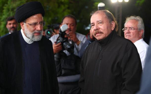 Ebrahim Raisi e Daniel Ortega