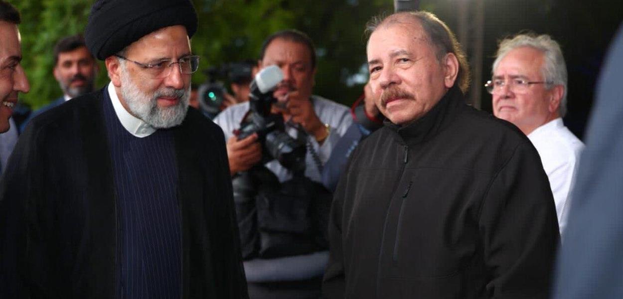 Ebrahim Raisi e Daniel Ortega