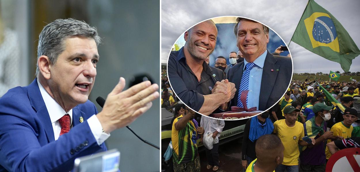 Rogério Carvalho, Daniel Silveira com Bolsonaro e ato golpista em 8 de janeiro em Brasília