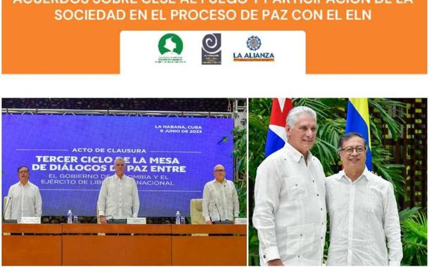 Governo Colombiano e ELN firmam acordo de cessar-fogo em Cuba