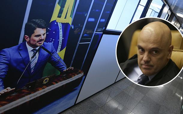 Marcos do Val e Alexandre de Moraes (Foto: Agência Senado | ABr) Marcos do Val e Alexandre de Moraes