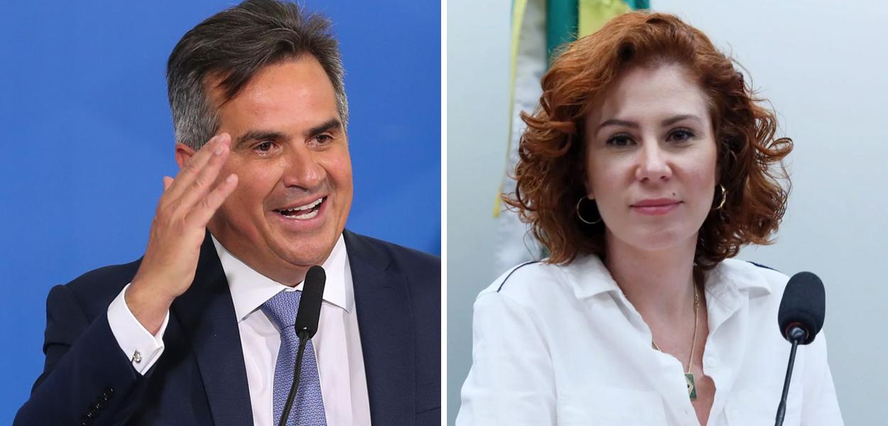 Ciro Nogueira (PP-PI) e Carla Zambelli (PL-SP)