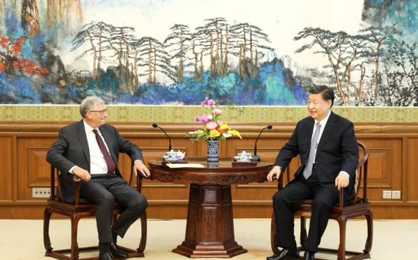 Bill Gates e Xi Jinping