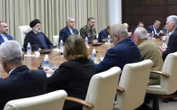 Presidentes de Irã e Cuba se reúnem em Havana, 15 de junho de 2023