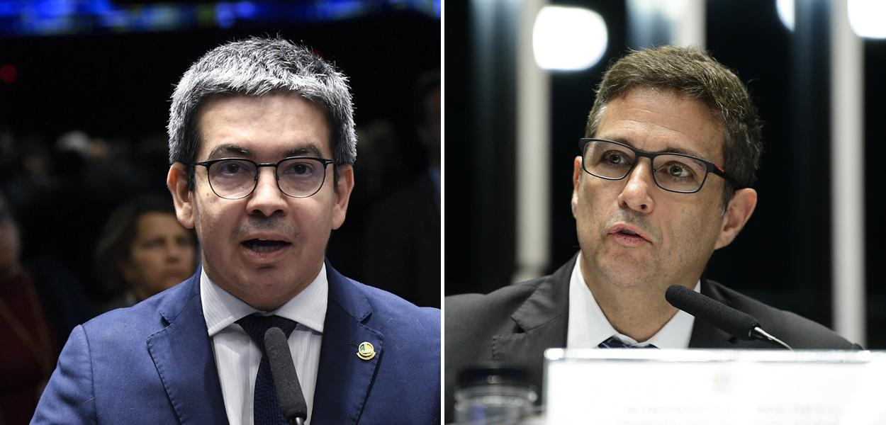 Randolfe Rodrigues e Roberto Campos Neto