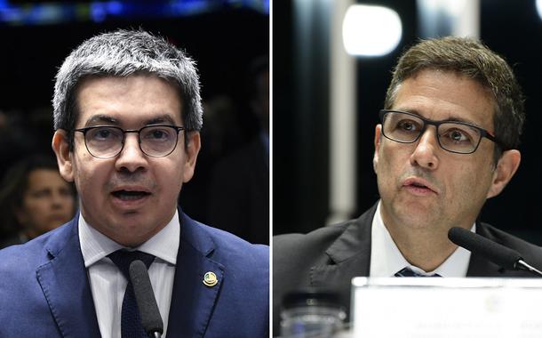 Randolfe Rodrigues e Roberto Campos Neto