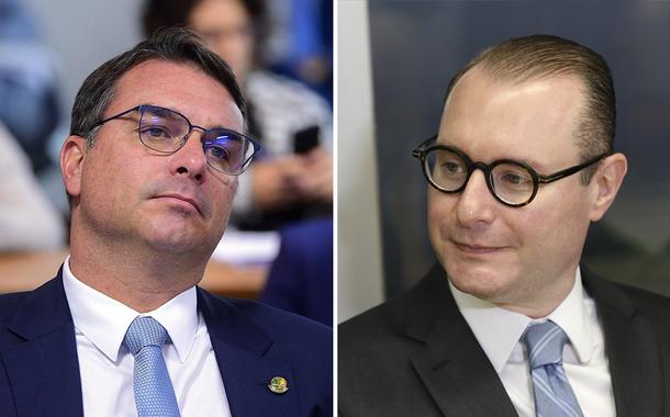 Flávio Bolsonaro e Cristiano Zanin