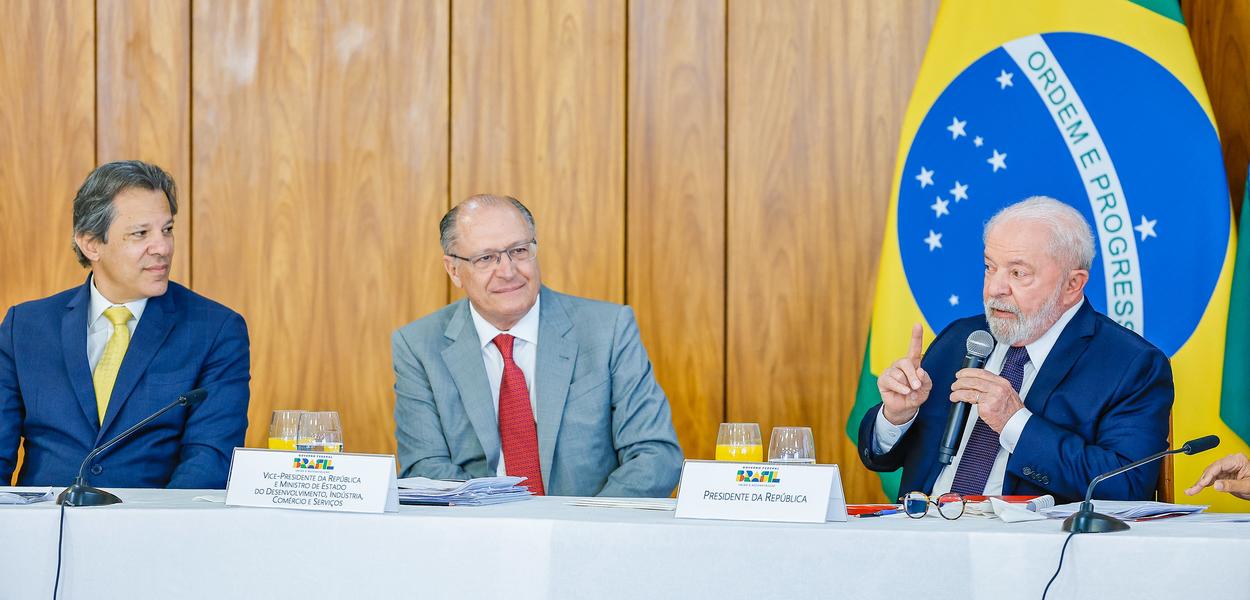 Fernando Haddad, Geraldo Alckmin e Luiz Inácio Lula da Silva