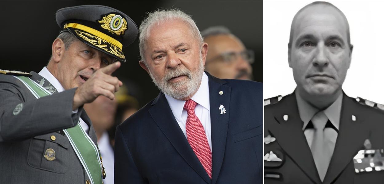 General Tomás Paiva, presidente Lula e coronel Jean Lawand (Foto: Agência Brasil | Reprodução) General Tomás Paiva, presidente Lula e coronel Jean Lawand