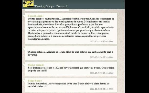 Diálogo entre aliados de Jair Bolsonaro