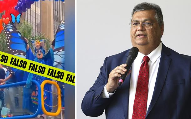 Ministro Flávio Dino e fake news publicada contra ele