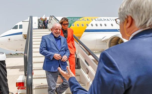 Lula e Janja desembarcam em Roma - 20.06.2023