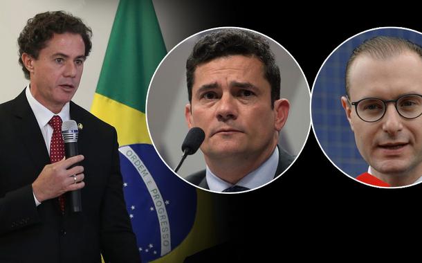 Montagem (da esq. para a dir.): Veneziano Vital do Rêgo, Sergio Moro e Cristiano Zanin