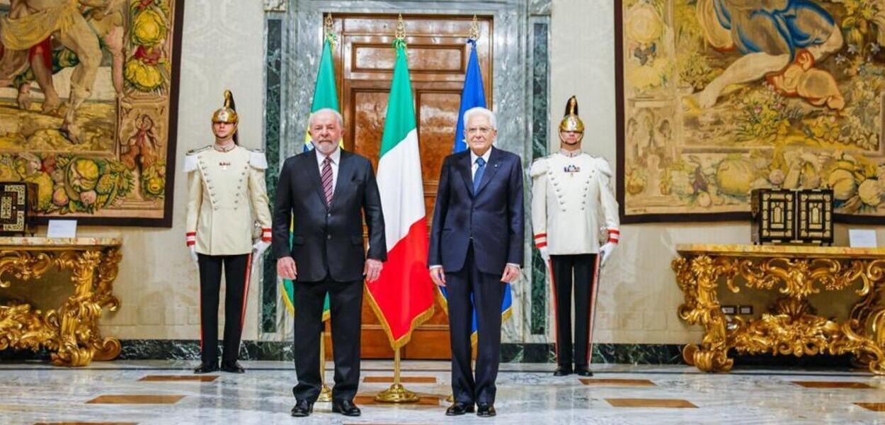 Lula e Sergio Mattarella