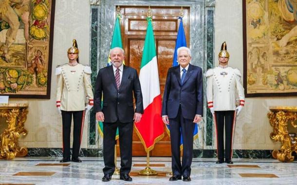 Lula e Sergio Mattarella