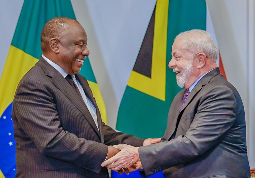 Cyril Ramaphosa e Lula 22/6/23