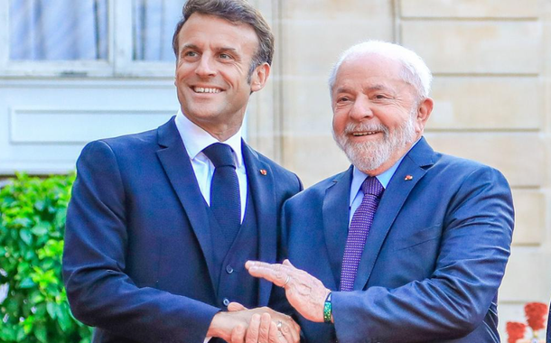 Lula e Emmanuel Macron