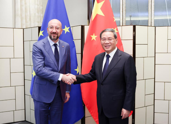 Charles Michel e Li Qiang