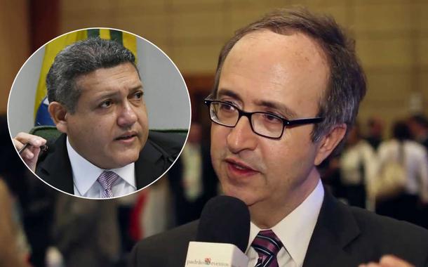 Nunes Marques (círculo) e Reinaldo Azevedo