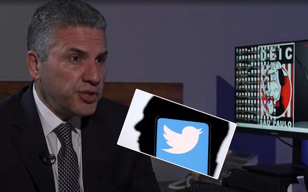 Delegado Fábio Pinheiro Lopes e a marca do Twitter