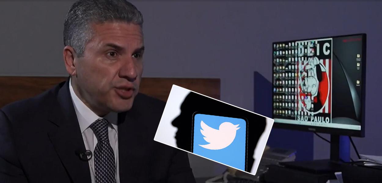 Delegado Fábio Pinheiro Lopes e a marca do Twitter