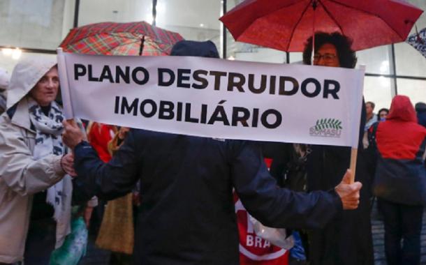 Protesto contra mudanças no Plano Diretor de São Paulo