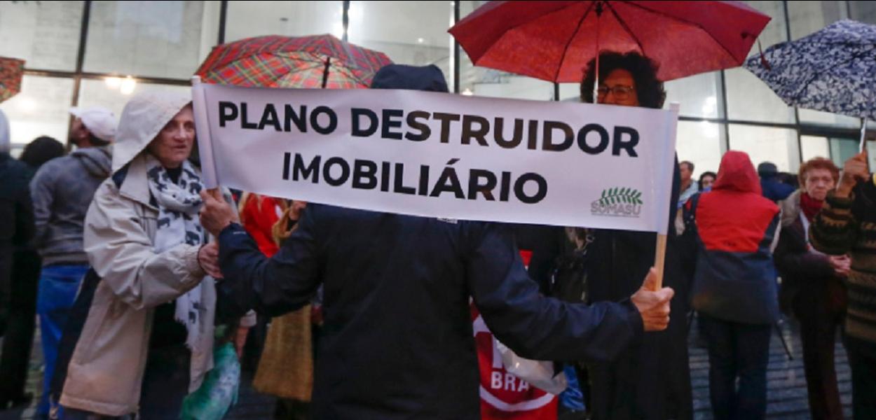 Protesto contra mudanças no Plano Diretor de São Paulo