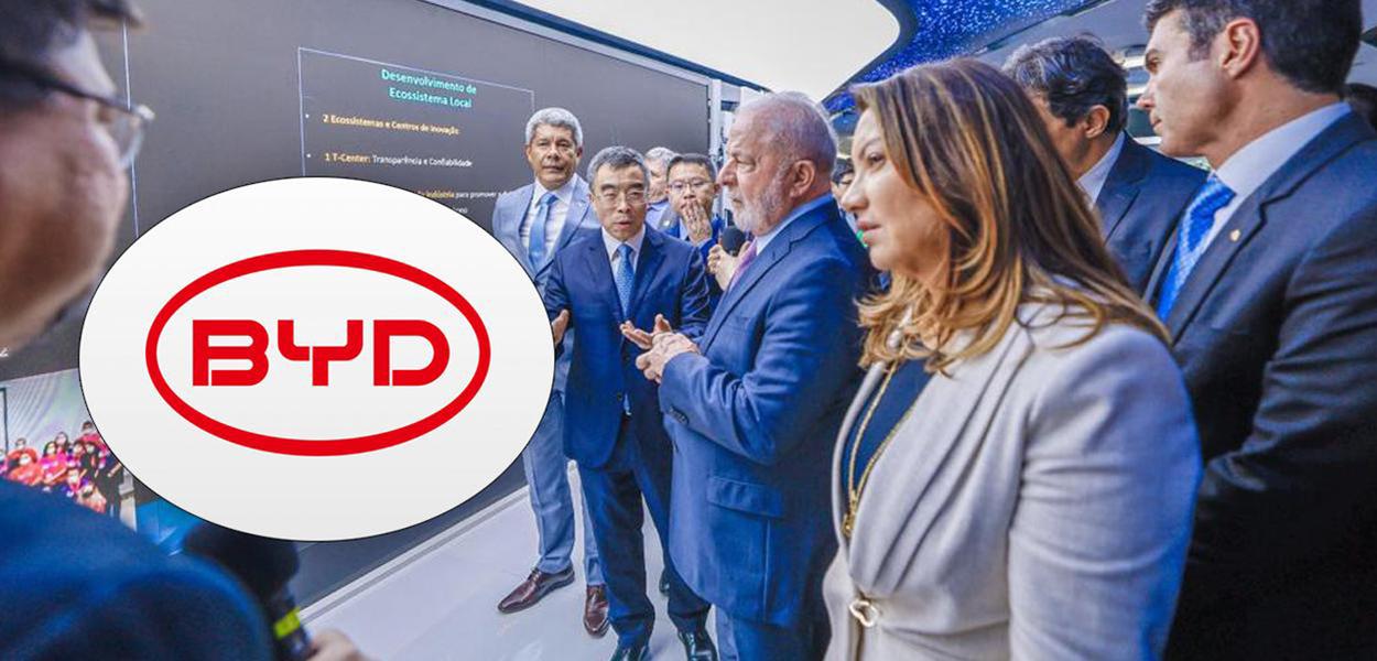 Encontro entre representantes do governo Lula e do grupo automotivo chinês BYD