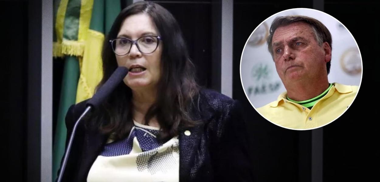 Bia Kicis e Jair Bolsonaro