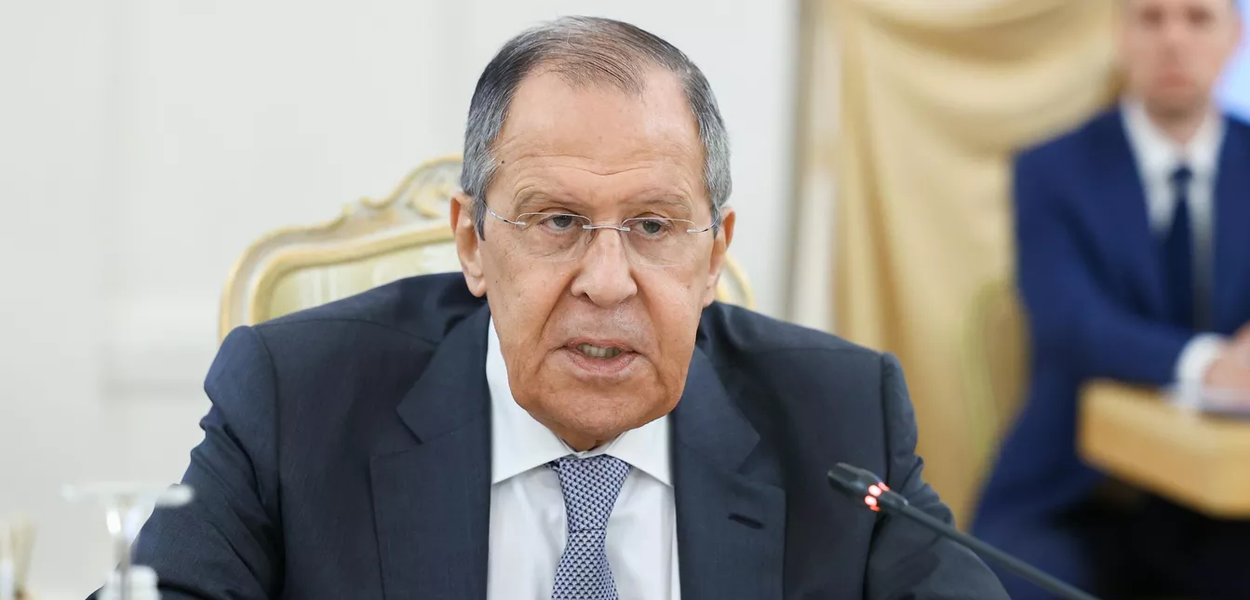 Chanceler russo Sergei Lavrov 