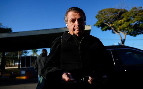 Ex-presidente Jair Bolsonaro no Aeroporto Internacional de Brasília - 29/06/2023