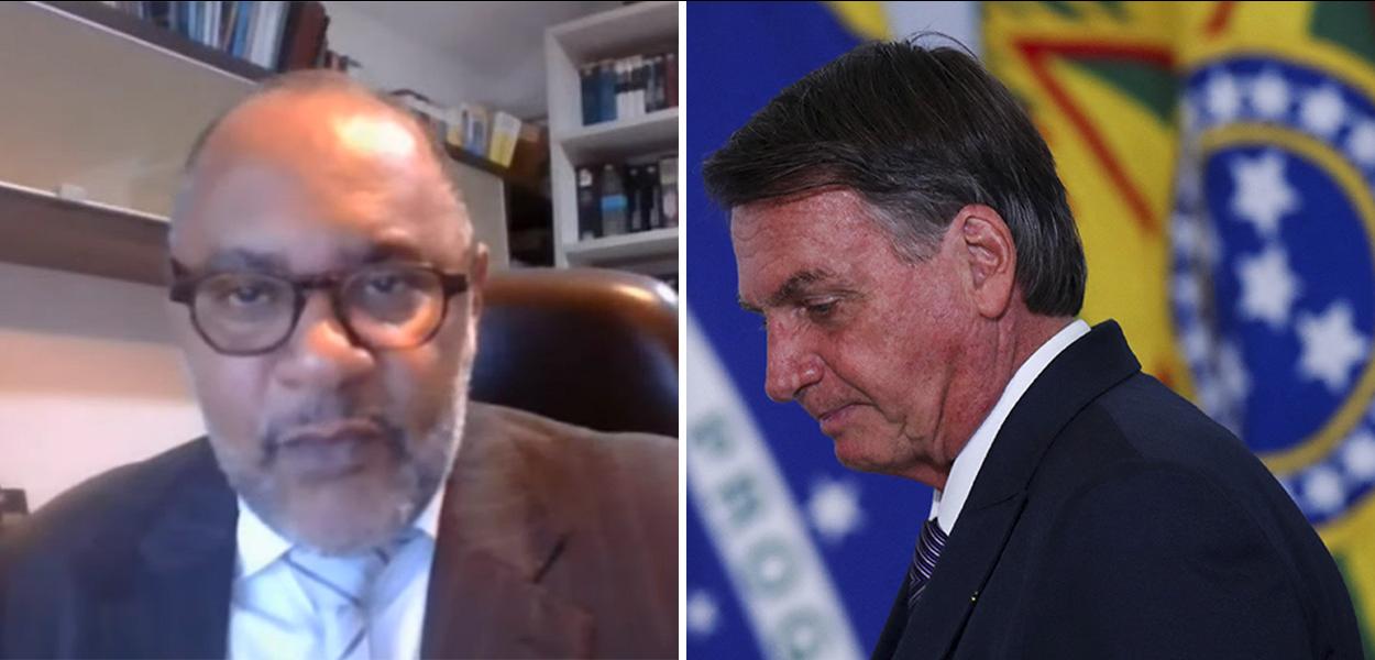 André Nicolitt e Jair Bolsonaro 