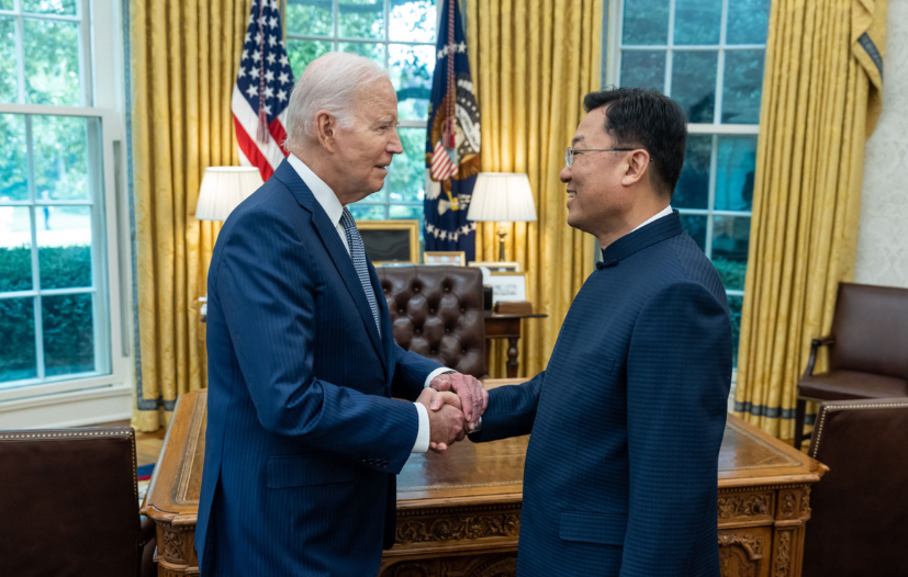 Joe Biden e Xie Feng