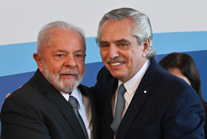 Lula e Alberto Fernández 4/7/23 