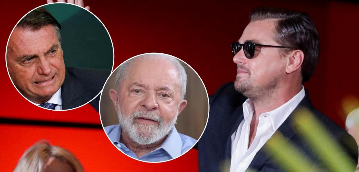 Jair Bolsonaro, Lula e Leonardo DiCaprio