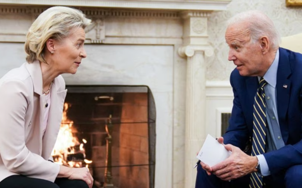 Biden e Ursula van der Leyen