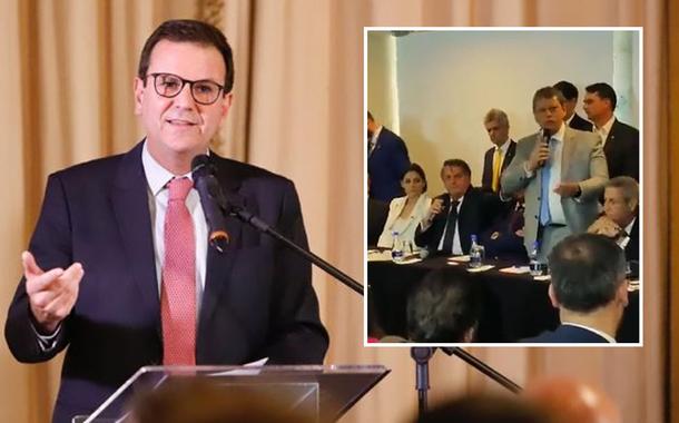 Eduardo Paes, Jair Bolsonaro e Tarcísio de Freitas 