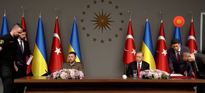 Zelensky e Erdogan