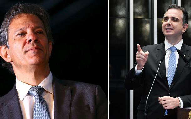 Fernando Haddad e Rodrigo Pacheco