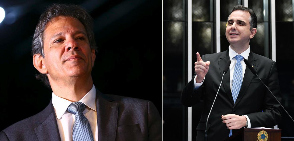 Fernando Haddad e Rodrigo Pacheco