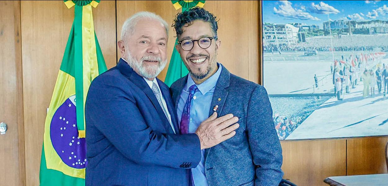 Presidente Lula e o ex-deputado Jean Wyllys