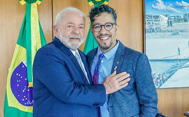 Presidente Lula e o ex-deputado Jean Wyllys