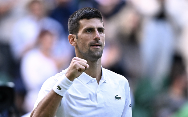 Novak Djokovic em Wimbledon